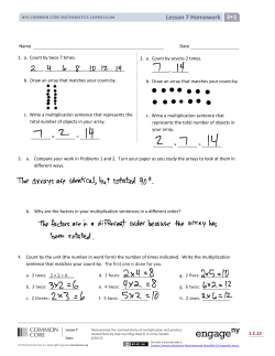 Lesson 7 Homework 3&bull;1