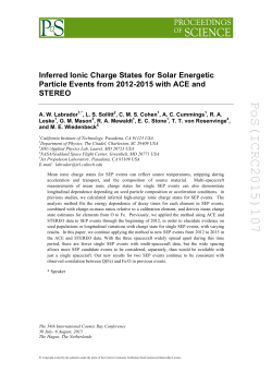 Inferred Ionic Charge States post
