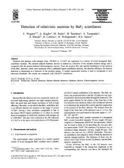 Detection of relativistic neutrons by BaF2 scintillators