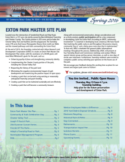 2016 Spring Newsletter