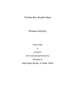 The Boy Who Wouldn`t Read &copy;Helena Pielichaty