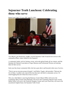 Sojourner Truth Luncheon: Celebrating those who serve