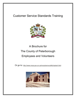 Customer Service Standards Training