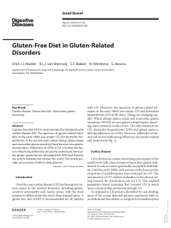Gluten-Free Diet in Gluten-Related Disorders