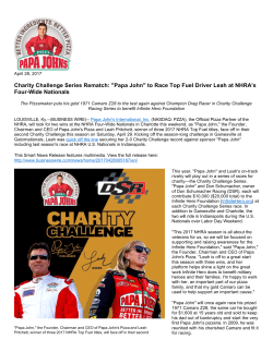 Charity Challenge Series Rematch: "Papa John"