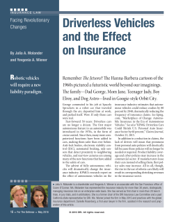 Facing Revolutionary Changes: Driverless