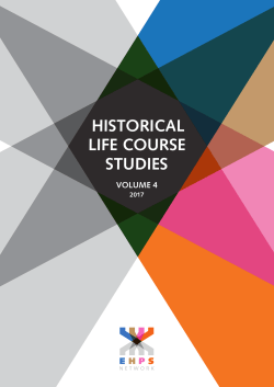 studies historical life course - European Historical Population