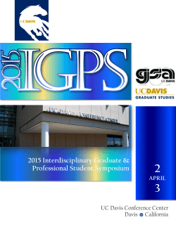2015 Abstract Book - UC Davis Graduate Studies