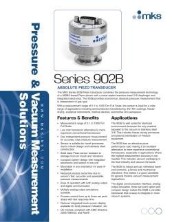 902B Absolute Piezo Vacuum Transducer