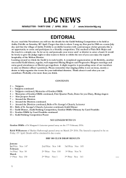 available for download! - Leicester Diocesan Guild