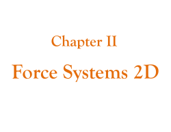 Coplanar concurrent forces