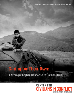 Caring for Their Own: A Stronger Afghan Response to Civilian Harm