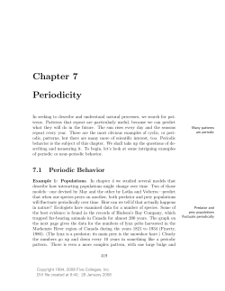Chapter 7 Periodicity - Smith College Mathematics Department.