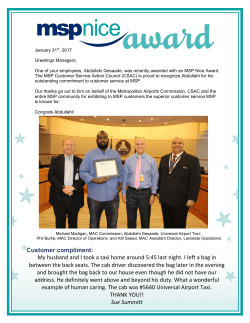 Customer compliment: My husband and I took a taxi home around 5