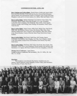 1965 Vietnam Missionary Conference Group Photo