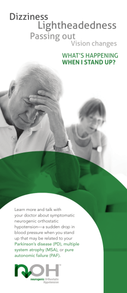 Dizziness Lightheadedness