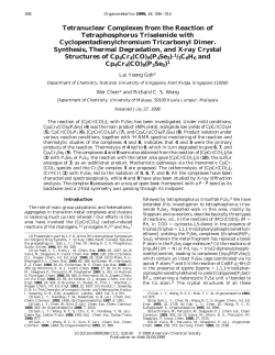 Tetranuclear Complexes from the Reaction of Tetraphosphorus