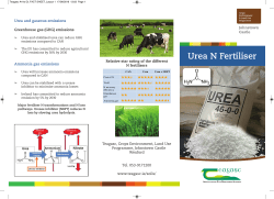 Urea N Fertiliser