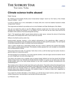 The Sudbury Star - Citizens` Climate Lobby