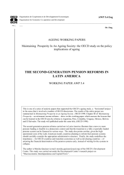 the second-generation pension reforms in latin america