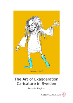 The Art of Exaggeration Caricature in Sweden