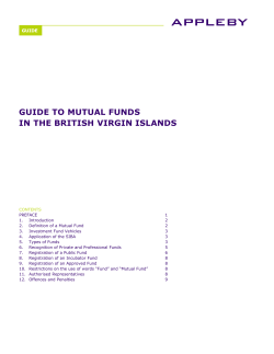 guide to mutual funds in the british virgin islands