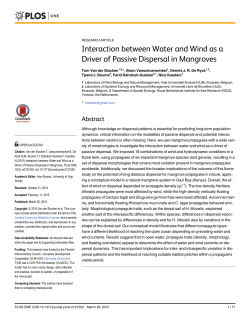 Interaction between water and wind as a driver of passive