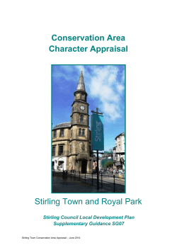Conservation Area Character Appraisal Stirling