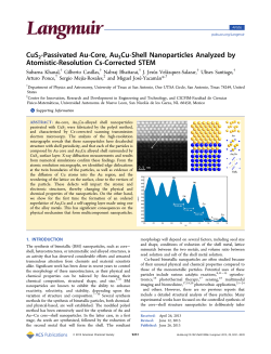 CuS2-Passivated Au-Core, Au3Cu-Shell Nanoparticles Analyzed by