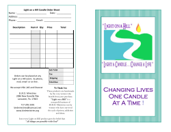 Changing Lives One Candle At A Time