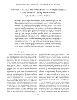 The Dynamics of Thrust and Normal Faults over Multiple