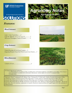 April-August - Pesticide Information Office