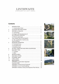 Linthwaite Conservation Area Appraisal