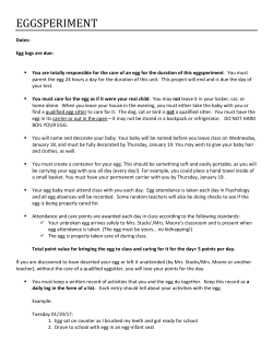 eggsperiment - Pearland ISD