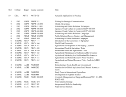 SLO College Depart Course (current) Title 10 CBA ACTS ACTS 475