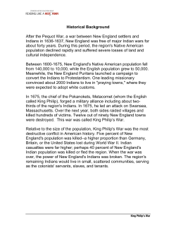 King Philip`s War