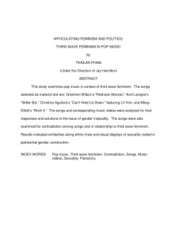 ARTICULATING FEMINISM AND POLITICS
