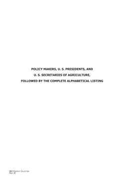 Policy Makers - North American International Livestock Exposition