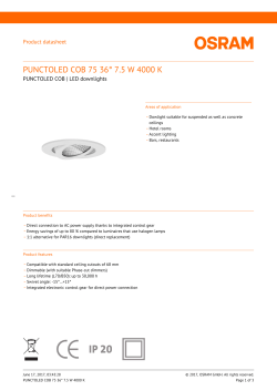 PUNCTOLED COB 75 36&deg; 7.5 W 4000 K