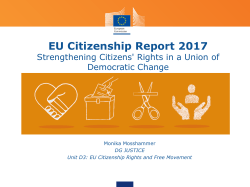 EU Citizenship Report 2017 - European Citizen Action Service