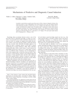 Mechanisms of Predictive and Diagnostic Causal Induction
