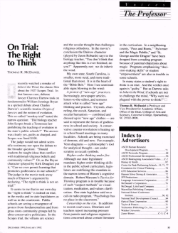 On Trial: The Right to Think