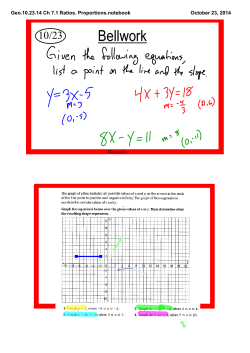 Geo.10.23.14 Ch 7.1 Ratios. Proportions.notebook