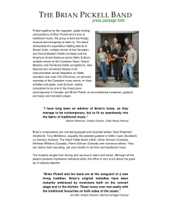 the brian pickell band - Gravenhurst Winter Carnival