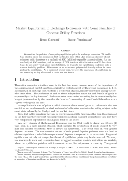 Market Equilibrium in Exchange Economies with Some
