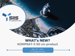 KOMPSAT-3 50 cm product