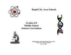 MS Science - Rapid City Area Schools