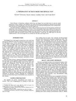 6. Mineralogy of Silts from the Bengal Fan