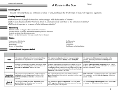 A Raisin in the Sun Packet