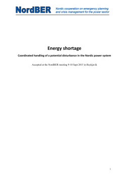 Energy shortage - Energimyndigheten